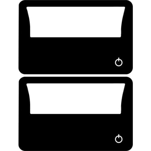 GTBL Credit Card Size Lighted 3X Magnifier Bundle Includes 2 Magnifiers, Each Magnifier for Reading Has 3X Lens, Use As 3X Magni