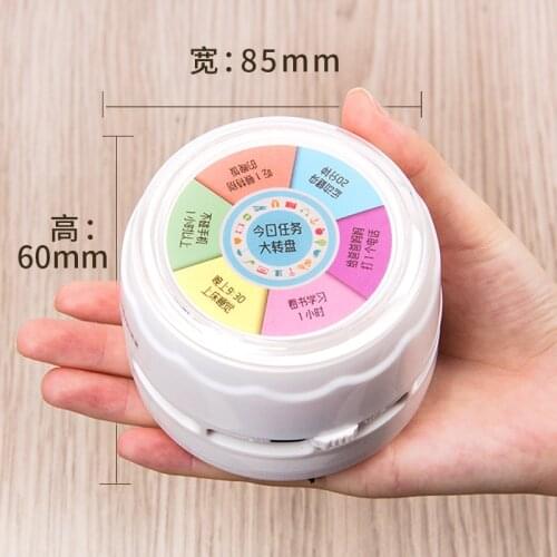 Tenwin Mini Auto Desktop Vacuum Cleaner Desk Set Portable Electric Cordless Dust Sweeper For Painting Drawing School Supplies