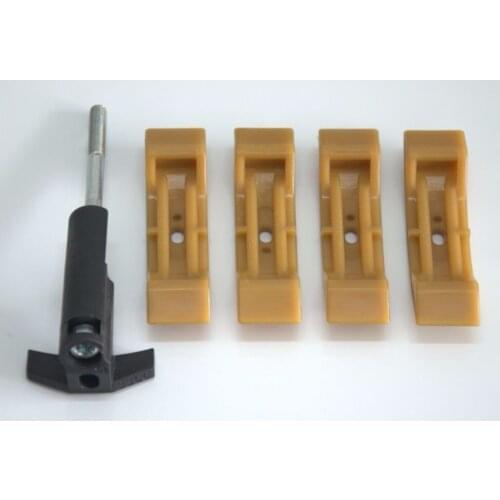 AP01 Tensioner Camshaft 4 Holder & 1 Pads For Seat Skoda VW Audi A3 A4 A6 A8 1.8T, 2.7, 2.7T, 2.4, 3.2, 4.2 V8