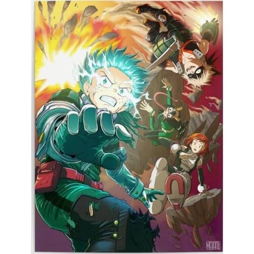 Prints Posters Home Decorative My Hero Academia Canvas Painting Wall Anime Artwork Modern Characters Bedroom Modular Pictures