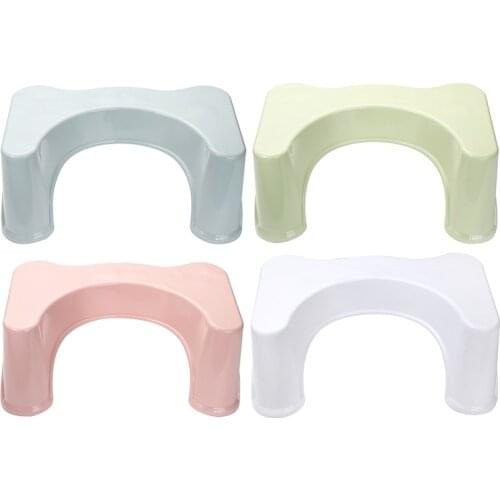 Anti-slip Footstool Toilet Squatty Step Stool Bathroom Potty Squat Aid Helper For Elderly Woman Child Relieve Constipation