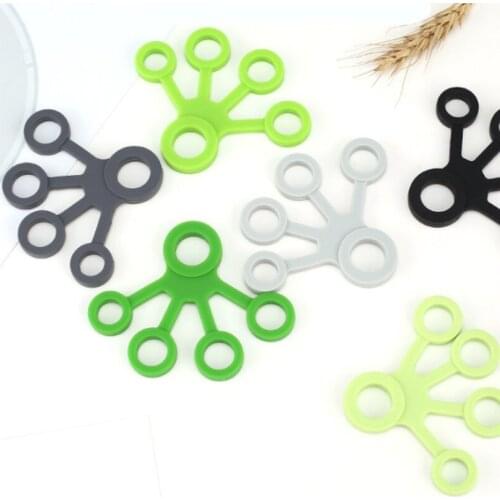 Sector Silicone Grip Wrist Finger Exerciser Hand Gripper Grip Wrist Strength Trainer Finger Resistance Bands
