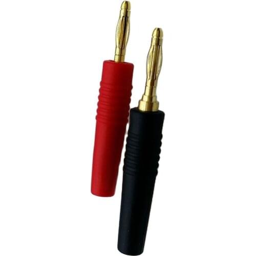 10pcs/lot Welding type pure copper plating 2mm mini banana plugs Free shipping