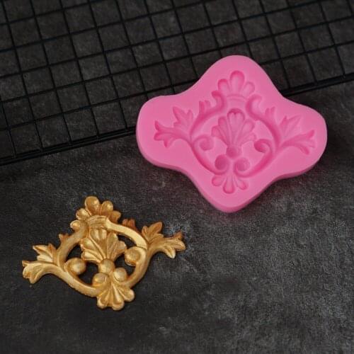 Sugarcraft Silicone Mold Fondant European Anaglyph Shape Chocolate Mould Candy Cake Molds Gum Paste Molds DIY