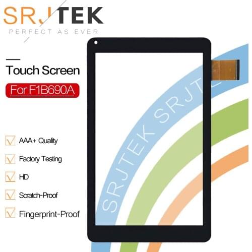 Srjtek 10.1" Touch Screen for F1B690A Touchscreen Lens Digitizer Sensor Glass Tablet PC Replacement Parts Free 3M Adhesive