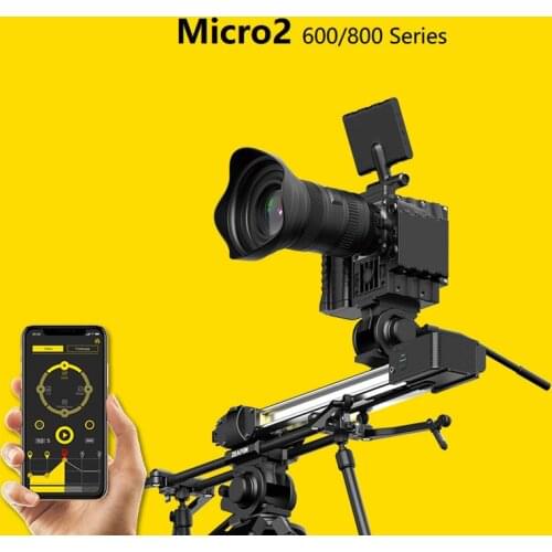 ZEAPON Micro 2 E600 E800 M600 M800 Motorized Rail Slider DSLR Camera Video Double Distance Portable Motor Macro Track Slider
