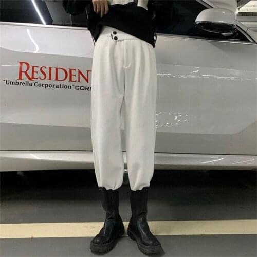 Womens Loose, Tall and Thin High-Waist Straight Casual Pants