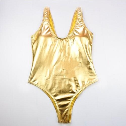 Sequin Gold One Piece Swimsuit 2020 Women High Waist Bathing Suit Bodysuit Brazilian Backless Push Up Padded Swimwear Monokini