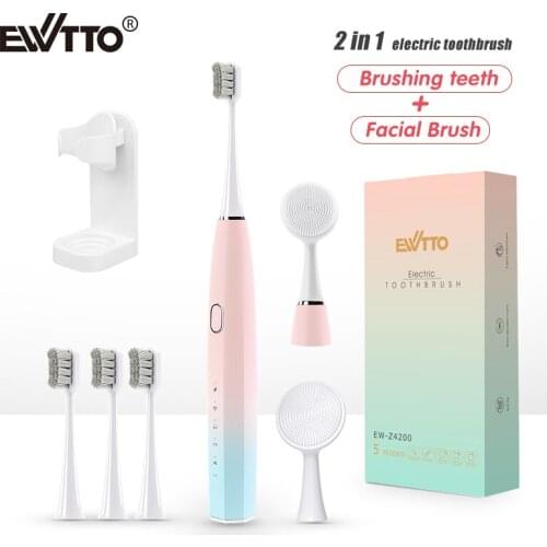 Sonic Electric Toothbrush 5 Modes 2 Minutes Timer Teeth Cleaning Whiten Ultrasonic Automatic Tooth Brush For Adult