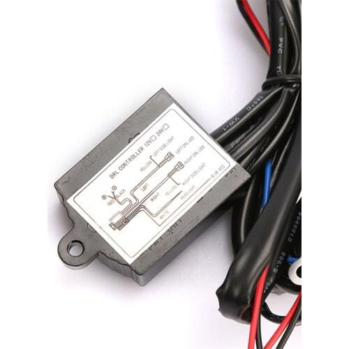 1pc DRL LED Daytime Running Light Relay Harness Automatic On Off control Switch 12V