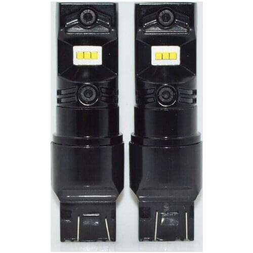 2pcs Super Bright 80w T20 W21/5W 7443 LED auto brake light fog lamp car daytime running light turn signal 12V-24V 6000K white