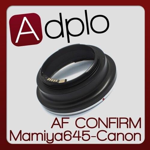 2nd Adjustable AF Confirm Adapter Suit For Mamiya 645 Lens To Canon E0S EF 60D 60Da 5D 7D 550D 50D 40D 600D 500D 5D ll Camera