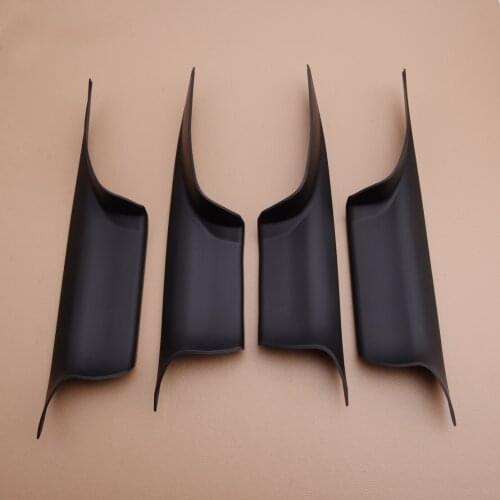 4Pcs/Set Car Interior Door Panel Handle Pull Carrier Grab Cover Trim fit for BMW 7-Series F01 730 740 750 760 2008-2013 2014