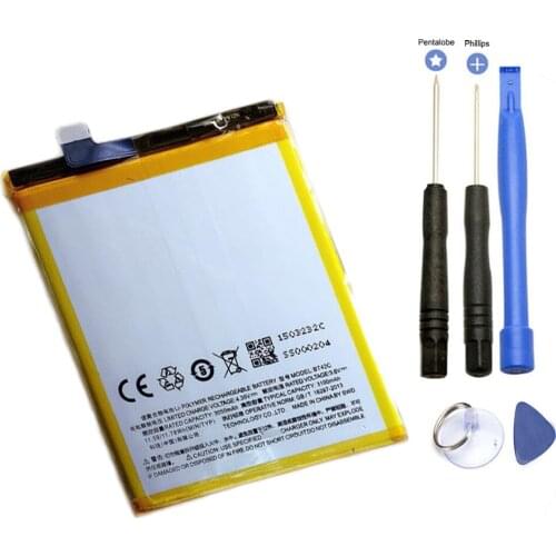 Battery ForMeizu M2 Note 3050mAh New Replacement accessory BT42C Battery accumulators with repair tools