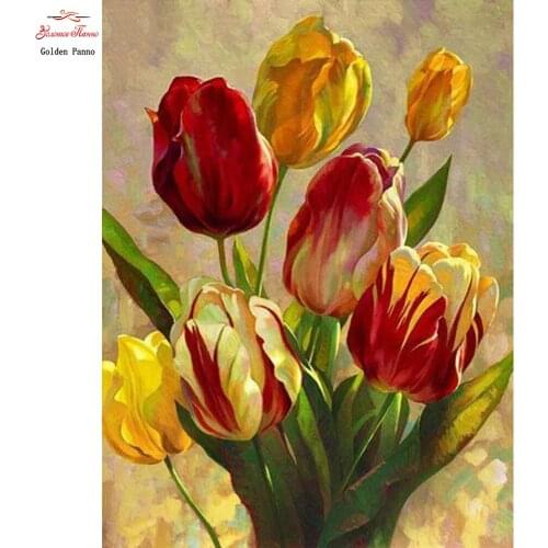 Diamond Mosaic Icon Diamond Embroidery Full Square Flowers Diamond Painting Cross Stitch Flowers Picture Of Rhinestone