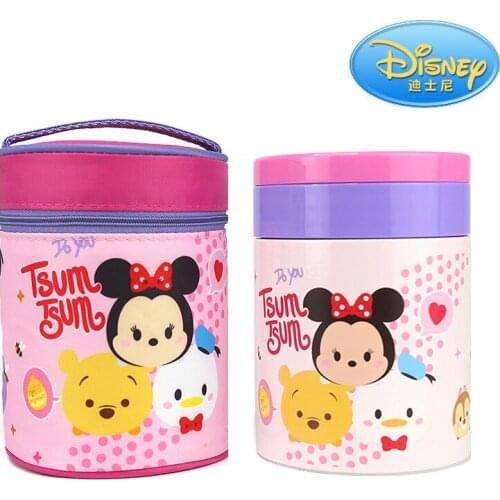 Disney Thermos Cup Baby Cutlery Children Smoldering Pot Thermos Bucket Thermos Lunch Box/porridge Pot