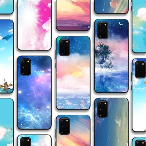 Cloud Dream Case for Samsung Galaxy S21 A51 S20 A50 A71 A70 A12 A21S S10 S9 S8 A52 A72 S10e Note 20 10 Plus Ultra Lite Soft TPU