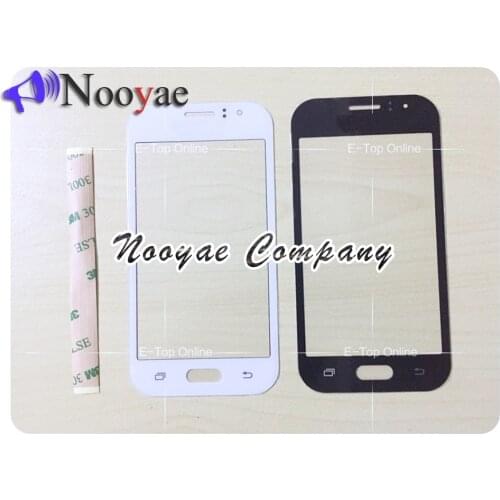 Black/White Glass Screen For Samsung Galaxy J1 Ace J110 Glass Lens Screen ( not Digitizer LCD touch screen )+Tracking