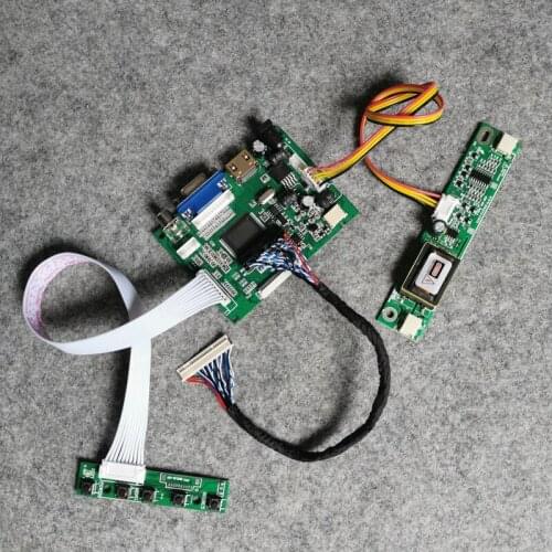 For N170C1/N170C3/N170C4/LTN170X3 panel 2CCFL 1440*900 display controller drive board DIY kit LCD screen VGA+AV 30-Pin LVDS