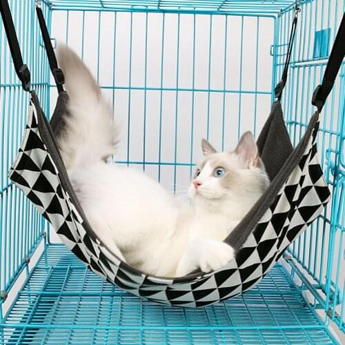 Pet Cat Hammock Hanging Cat Litter Nylon Mouse Ferrets Guinea Pig Cat Hanging Bed For Cats Rodents Hammock For Pets Supplies