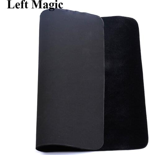 41.5*32cm Black High Quality Professional Card deck Mat close up magic tricks Pad For Poker & Coin prop illusion magia toy