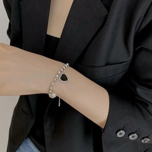 MENGJIQIAO Bracelets With Pendants