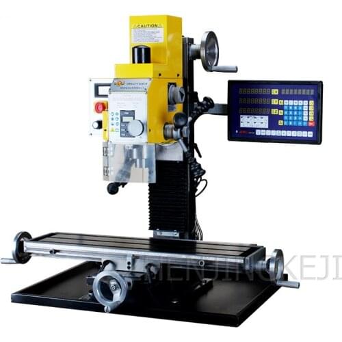 Multifunction Drilling and Milling Machine Industrial Grade Home Mini Desktop Drilling Machine Small Drilling Milling One Bed