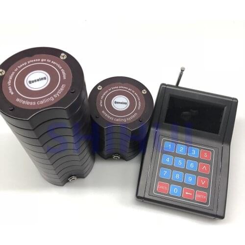 New Colour 15 Coaster Pagers +1 Transmitter 999 Channel Restaurant Pager Wireless Paging Queuing Calling System