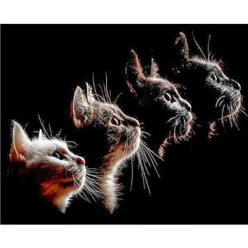 Clothing Patches Cats Pattern Iron On Patches DIY Thermal Transfer Printing Animal Stickers for Clothes Ins Style Decoration