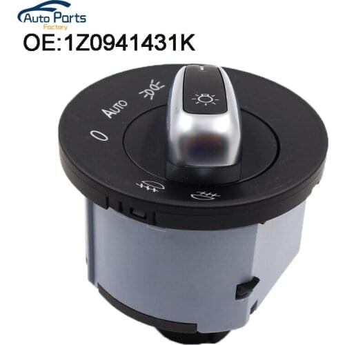 1Z0 941 431K / 1Z0 941 431 K 1Z0941431K Headlight Fog Lamp Control Switch Auto Chrome For Skoda Octavia II 04-13