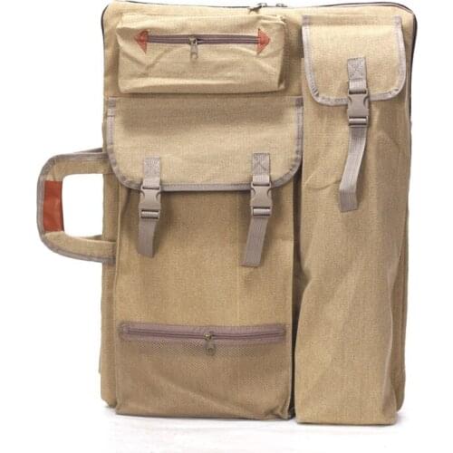 Portable 4K Multifunction Canvas Sketchpad Bag Drawing Sketch Board Case Painting Bag Backpack Bag Travel Art Set School Supply