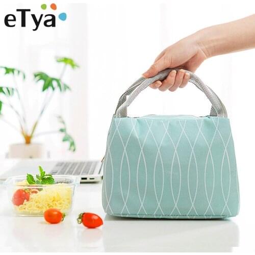 Portable Functional Oxford Cloth Insulated Thermal Lunch Bag Insulation Lunch Bags Women Kids Picnic Food Cooler Bag Tote
