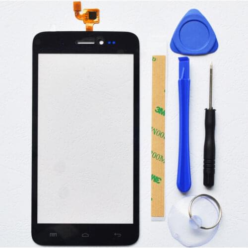 BINYEAE 5.0''Touch Screen For Explay Rio Digitizer Touch Panel Glass Lens Sensor Free Tools+Adhesive