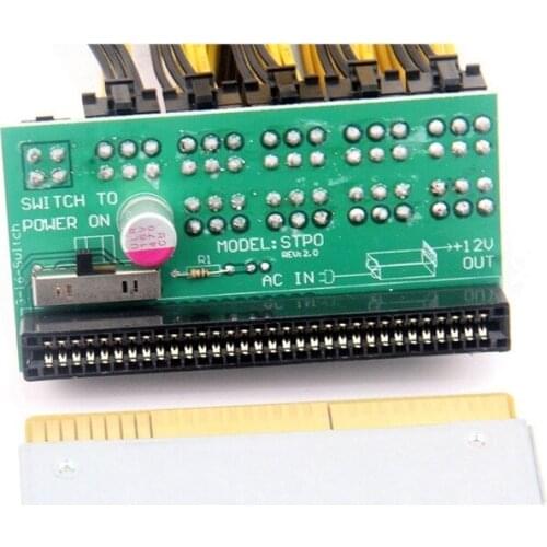 Sever Power Converter Board 9 X 6pin 4pin Adapter Graphics Card Riser For DPS-1200FB A DPS-1200QB A PS-2751-5Q