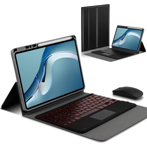 Smart Keyboard Case For Huawei MatePad Pro 12.6" 2021 WGR-W09 WGR-W19 Tablet PC Case wireless keyboard Cover Shell with Touchpad