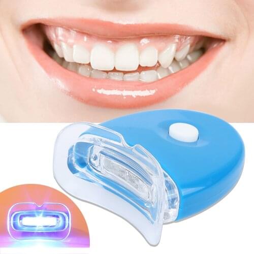 2 Sets of Teeth Whitening Gel and Blue Light Teeth Bleaching Device Dental Care Beauty Tools for Adults Tooth Whitener
