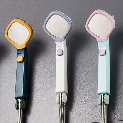 4 Gears Shower Head Multifunction Adjustable Handheld Showerhead High Pressure Boosting Plastic Water Sprayer Bath Shower Head