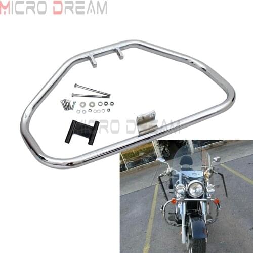 Chrome Motorcycle 1-1/4" Crash Bar Engine Guard For Harley XL Sportster 1984-2003 883R XLH 883 1200 Hugger Sport Custom 48 72