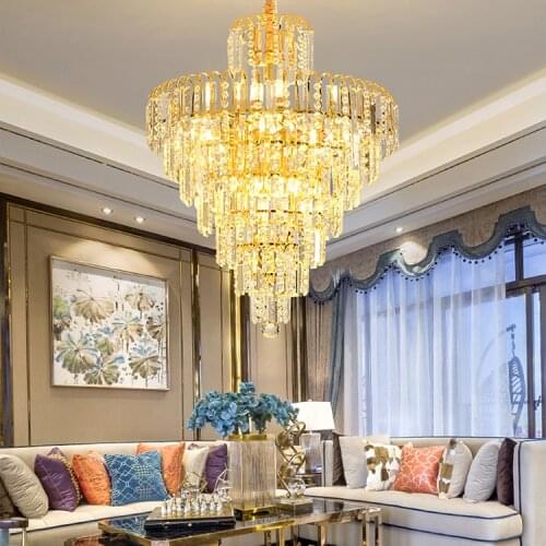 Crystal Chandelier Lighting LED Lamps Lights Chandeliers Living Room Bedroom Dining Restaurant Ceiling Pendant Hanging Lamps