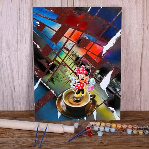 Landscape Birth Of Venus DIY Painting By Numbers Set Acrylic Paints 50*70 Boards By Numbers Wall Decoration For Wholesale