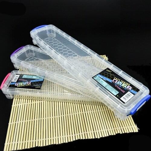 1pc PP box Rectangular transparent plastic box tool parts jewelry storage organizer fishing hardware accessories