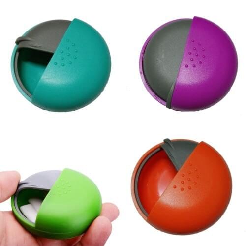Creative Box Storage Box Medicine Round Shape Organizer Box Container Pill Case Pill Boxes Travel New Medical Case