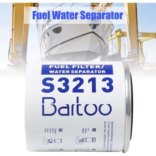 50% Hot Sales OFI055 Fuel Water Separator Universal Replacement White Boat Oil Filter Element S3213 for Boat