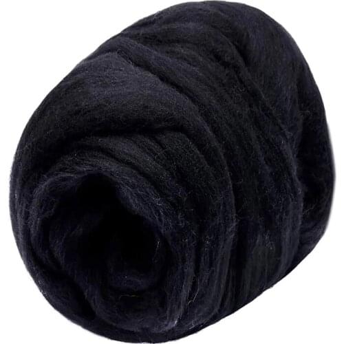 LMDZ Wool Felting Supplies, 100% Pure Wool, Chunky Yarn, Spinning Wool Roving for Needle Felting Wet Felting DIY Hand Spinning