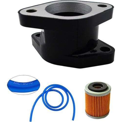 New Motorcycle Parts Carburetor & 1 m Blue Oil Tube & 142 Oil Filter Kit For YAMAHA YFM350 YFM350X Warrior 350 1987-2004