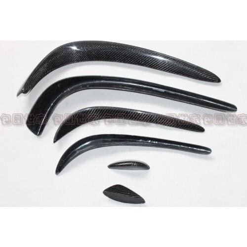Fit for Mercedes Benz new C W205 C180 C200 C260 15 upgraded carbon fiber front wind knife