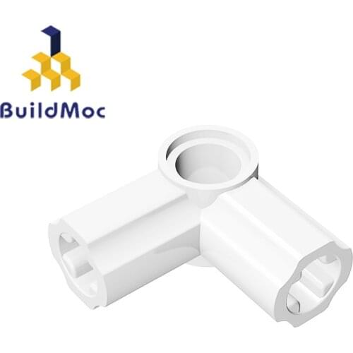 BuildMOC Assembles Particles 32014 high-techalalal Axle Pin Connector Angled #6-90 degrees Building Blocks Parts DIY gift Toys