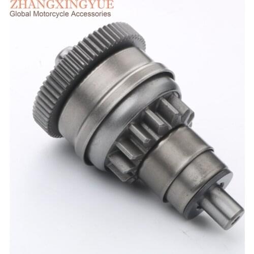 Starter Motor Clutch Gear for PIAGGIO Nrg Extreme Mc3 Power Dd 50 Ntt 50 Sfera Maquillage 2 Rst 50cc 14T/63T 82531R 100254670 2T