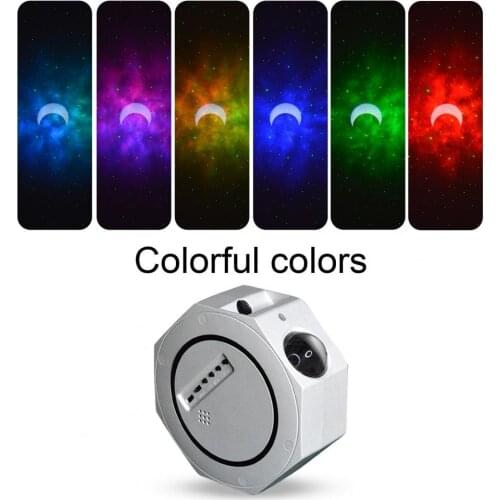 LED Star Galaxy Projector 8 efficts Night Light Room Decor Rotate Starry Sky Porjectors Luminaria Decoration Bedroom Lamp Gifts