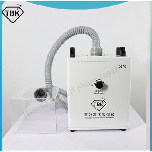 TBK 150W Laser Smoke Absorber Fume Extractor Soldering Air Purifier Machine Nail Dust Extractor For iPhone 8 - 11 Pro Max